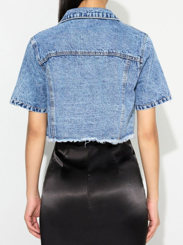 -YT0042# European and American Casual Women's All-Match Slimming Trendy Top Denim Jacket