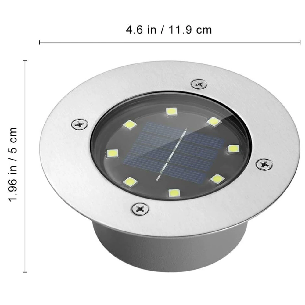LED lamp solar-powered for cemetery, garden lights