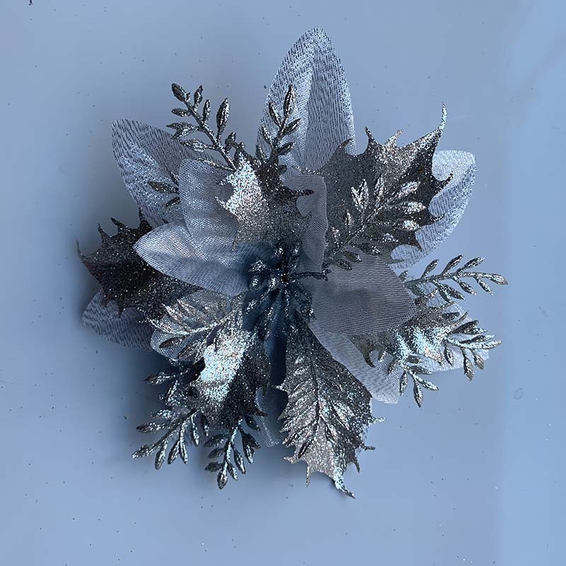 クロスボーダー高級シミュレーション花立体三層金粉クリスマス花祭りアクセサリー花輪藤条装飾アクセサリー|undefined