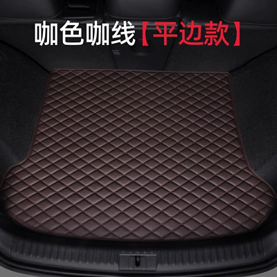 car models, interior modification – Trunk Mat - flat-edge-stylecoffee-color-with-coffee-thread-default-item