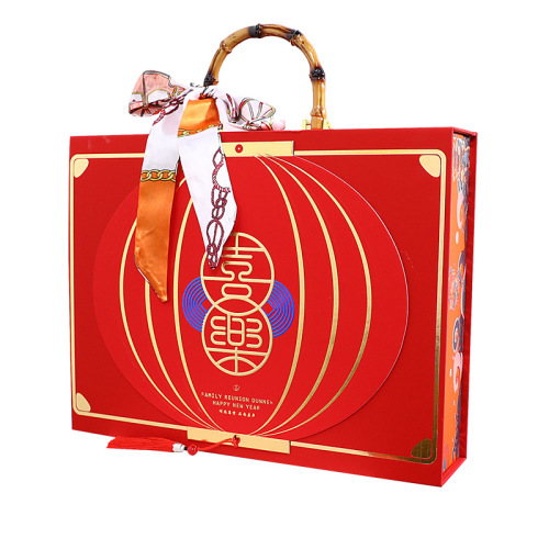 A Western Traditional Three-in-One Nourishing Gift Box with Iron-skin Dendrobium, American Ginseng Slice Root, Red Ginseng, and Reishi Mushroom as a Gift