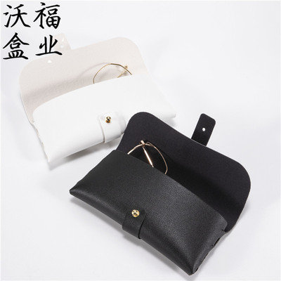 批发皮质pu眼睛镜包装盒批发软包眼镜盒子太阳眼镜盒软包可印logo|ms