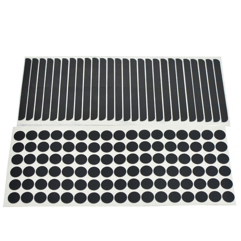 防滑硅膠墊片自粘橡膠腳墊 減震硅膠墊片黑色網格硅膠墊 EVA泡棉