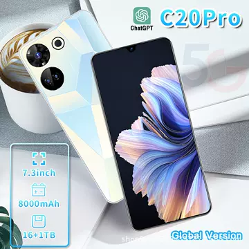 Foreign trade explosive cross-border C20Pro 7.3 inch HD screen 16+1T Android smartphone source factory - ShopShipShake