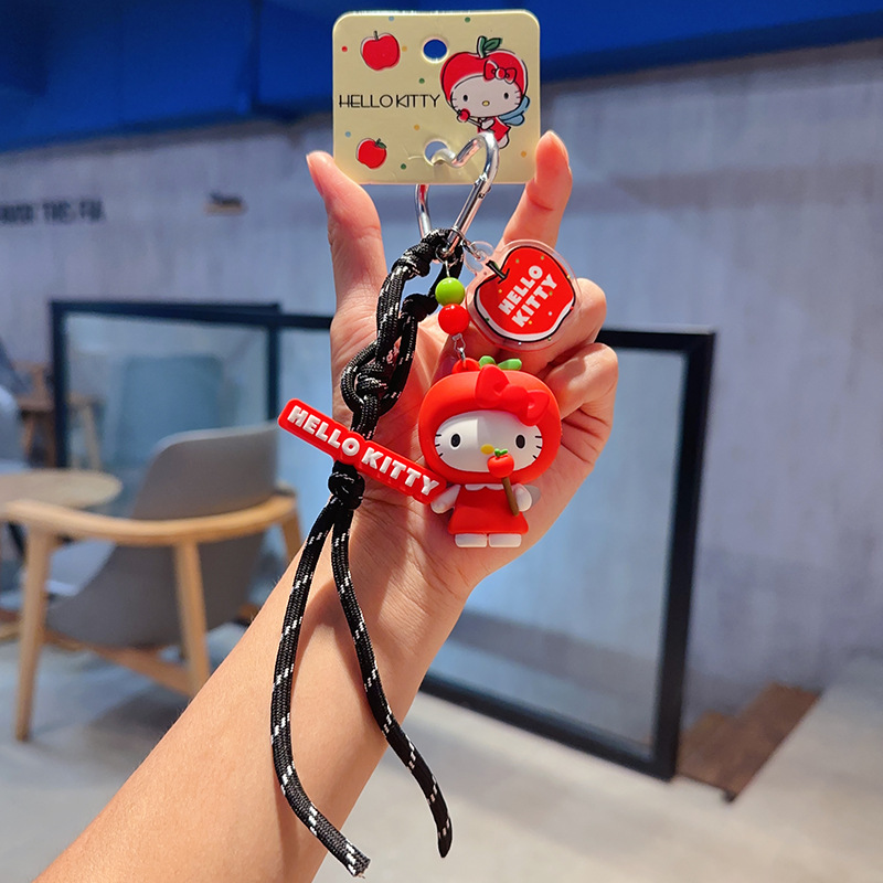2026年新作正規品サンリオクロミぬいぐるみキーホルダー女性向け可愛いハローキティぬいぐるみカメラ小物