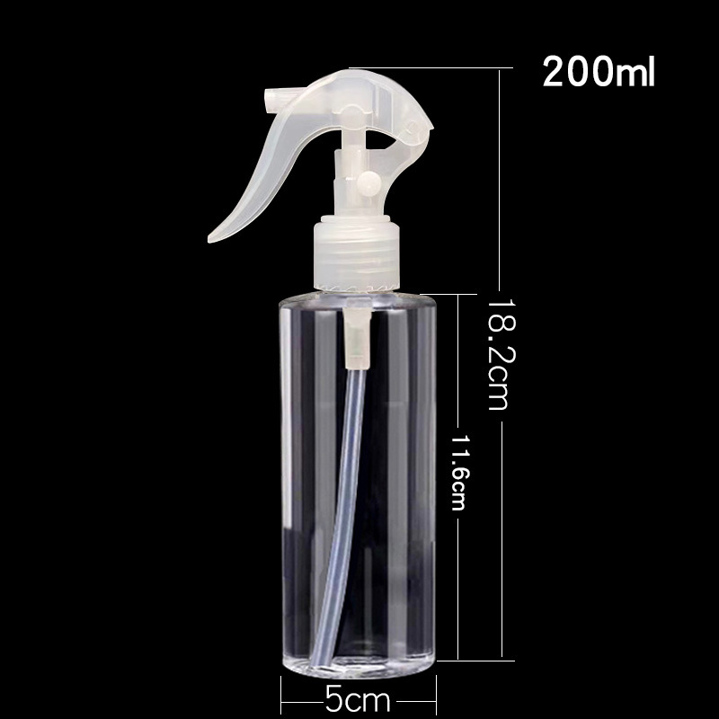 Botella de spray cosmética de embalaje de 100-500ml, botella de plástico, botella de spray, boquilla pequeña para ratón
