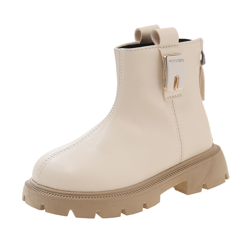 Martin 2024 Autumn/Winter New Collection Children's Short Black Soft soled British Style Girls' Boots_voghion.com