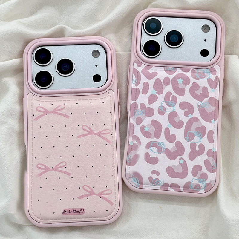 Suitable for Apple 17Promax Mobile Phone Case 16Pro Girls' High-Looking 15 New Year 11 Leopard Print Cute Mobile Phone Case Suitable for Apple 17Promax Mobile Phone Case 16Pro Girls' High-Looking 15 New Year 11 Leopard Print Cute Mobile Phone Case
