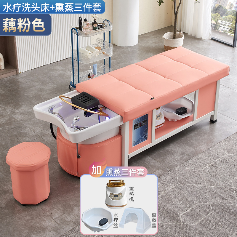 Color de lotus rosa + circulación de agua + fumigación