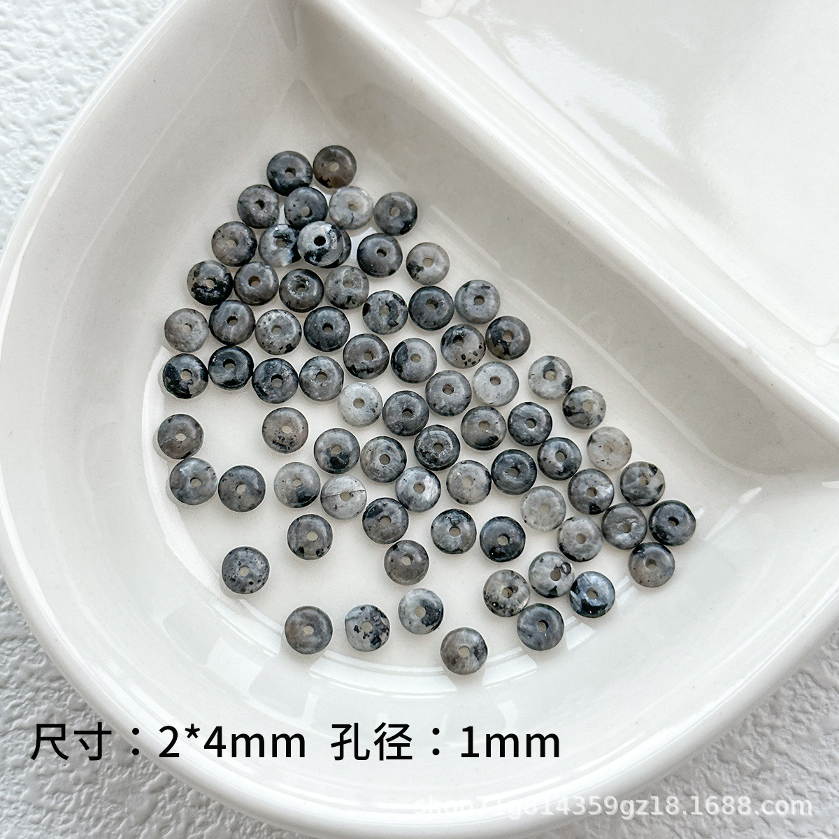 Nuevo ábaco natural chino diafragma plano perlas separadoras de perlas dispersas diy accesorios de joyería de perlas accesorios de material