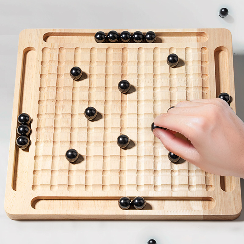 Madera sólida truenos contra el ajedrez de guerra divertido ajedrez de inducción magnética juegos de mesa de ajedrez juguetes interactivos padres e hijos