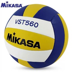Mikasaミカサバレーボール5号の中で学生VST560を試験します。