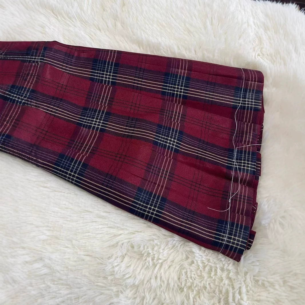 [Xuan] Оригинальная клетчатая юбка JK, юбка с высокой талией, женская школьная поставка с завышенной талией, рождественская красная клетчатая юбка, новый стиль весны и лета