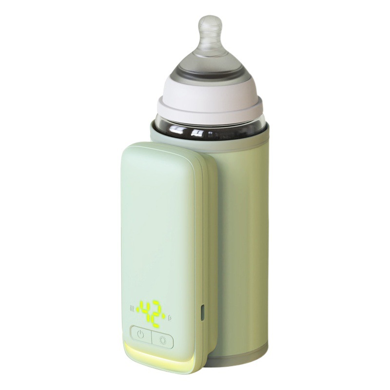 Cubierta de aislamiento de botella de leche de carga inalámbrica USB calefacción al aire libre temperatura constante noche leche caliente batidora universal