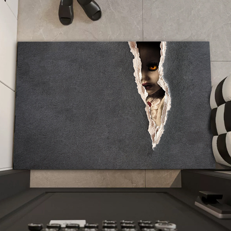 3D Clown Deurmat Halloween Entree Vloermat Driedimensionale Visuele Deurmat Grensoverschrijdende Levering Uit Voorraad_voghion.com