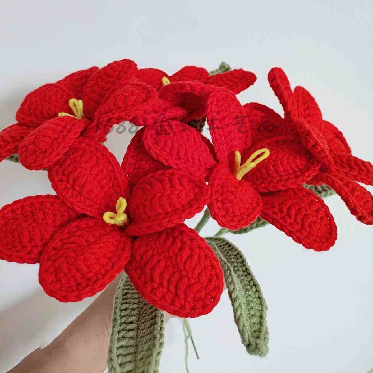 [완성 된 꽃 튤립] 레드 1 가지