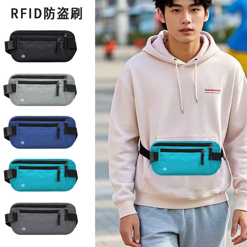 Anti-Theft Travel Passport Document Waist Bag, Personal Invisible Walking Waterproof Mobile Phone Document Diagonal Storage Bag Wholesale Anti-Theft Travel Passport Document Waist Bag, Personal Invisible Walking Waterproof Mobile Phone Document Diagonal Storage Bag Wholesale