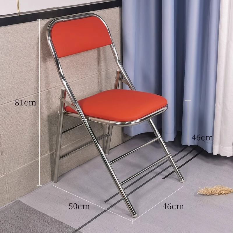 silla de acero inoxidable gruesa silla de respaldo casera reposabrazos individuales asiento de ocio asiento al aire libre silla de comedor taburete