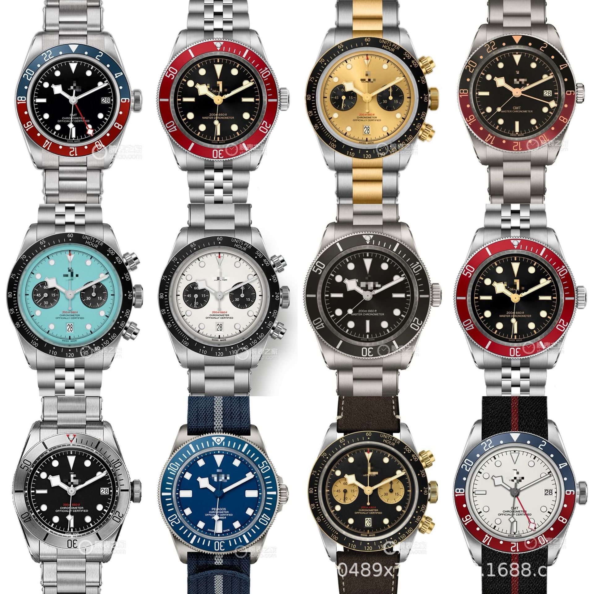 Factory wholesale fully automatic mechanical watches: Biwan Chronograph, 1958 model, Ranger model, 54 model, men's business wristwatches