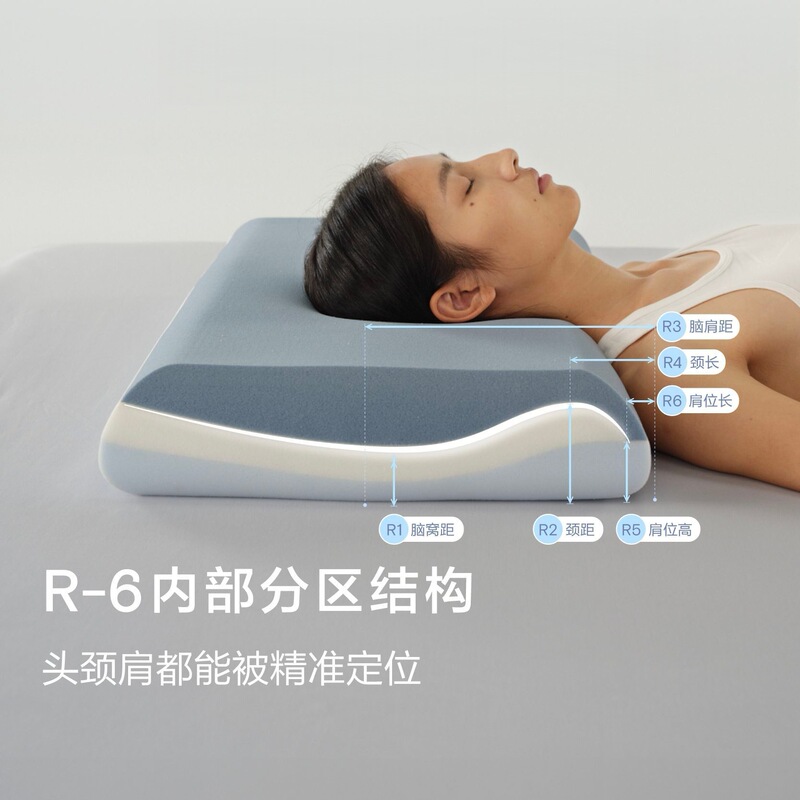 某朵清肯第三代深睡枕PRO记忆棉成人枕头套和枕芯一套护颈枕礼盒|undefined