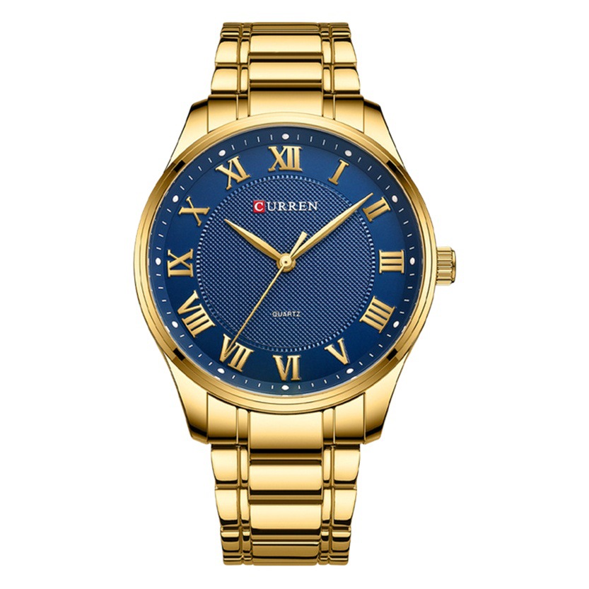 Curren reloj de cuarzo para hombre de negocios simple reloj de negocios a rayas reloj casual reloj de comercio electrónico image 1
