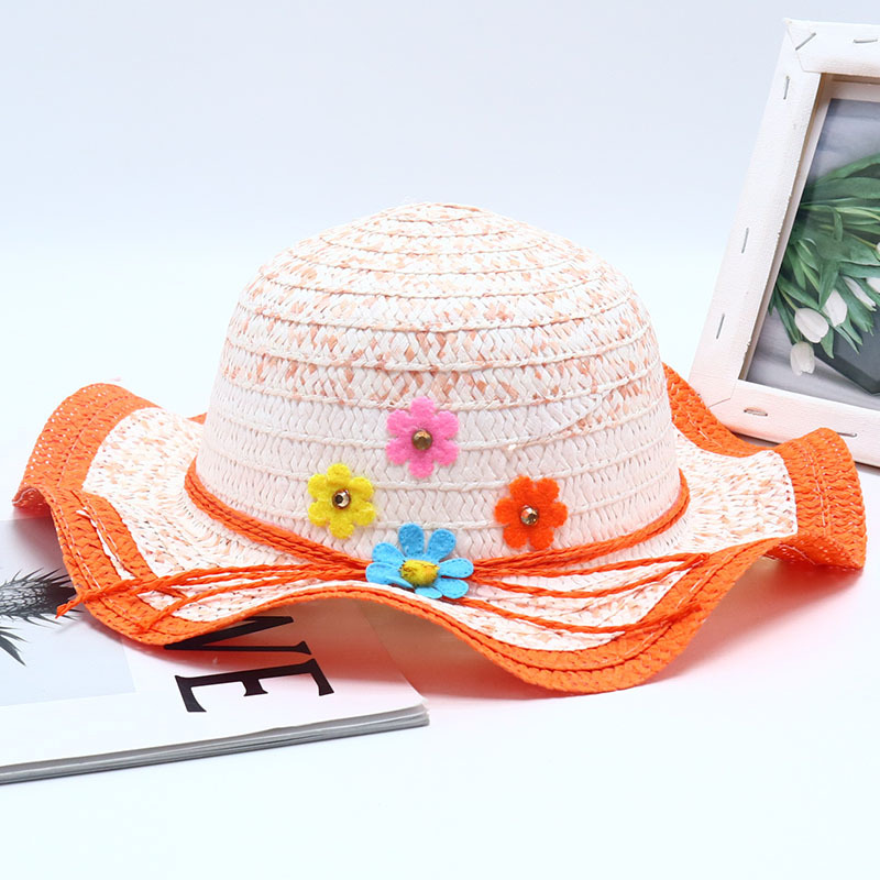 짚 네 꽃 오렌지