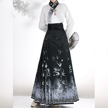 时尚原创明制汉服中国风飞机袖中式马面裙女装日常套装