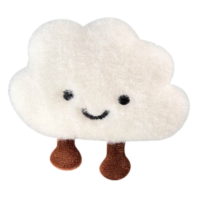 Nueva nube de dibujos animados lindo decoración colgante chica corazón todo partido muñeca broche dulce chica llavero bolsa adornos