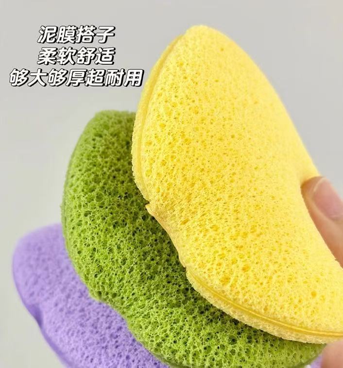 VIBELY Glove Face Wash Mud Mask Deep Cleansing Wonder, the same style powder puff, water drop face cleansing puff undefined