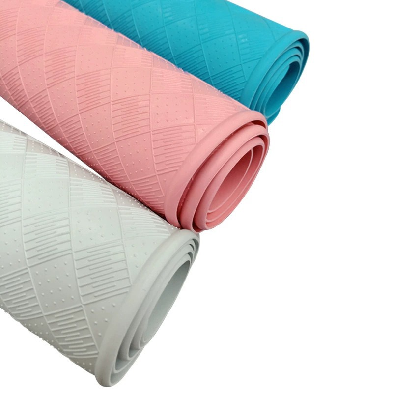 Alfombra de piso de goma antideslizante de baño directo de fábrica estilo moderno minimalista geométrico cuadrado estera de la puerta del hogar