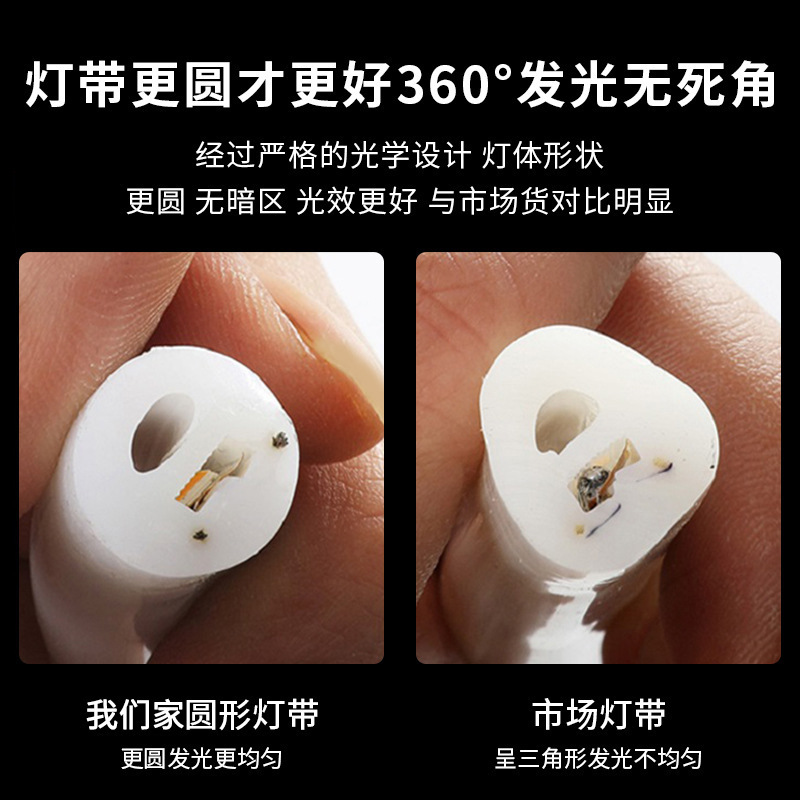 工場直販 12V24VLED ネオンライトシリコンフレキシブル 360 度発光屋外防水商業照明|undefined