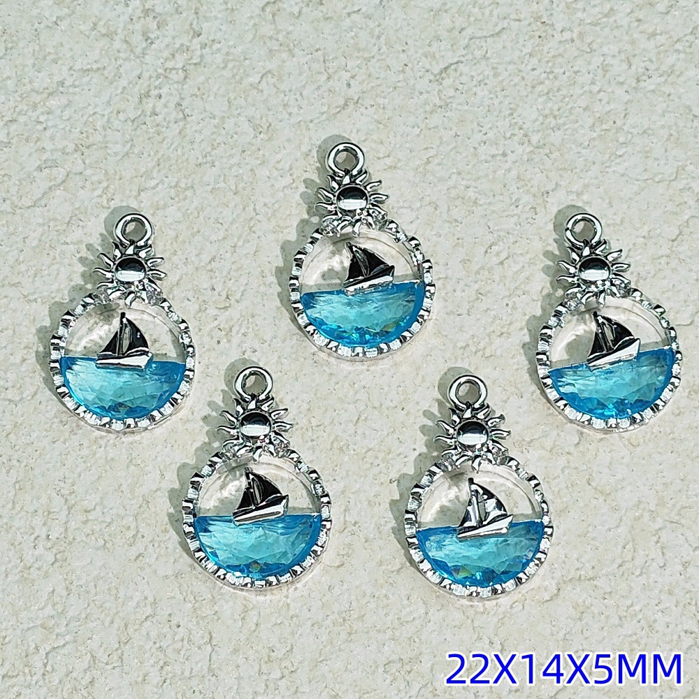 Exquisitos accesorios de joyería colgante de diamante de alta protección ultravioleta al por mayor collar DIY artesanal colgante de materiales de ropa de pulsera