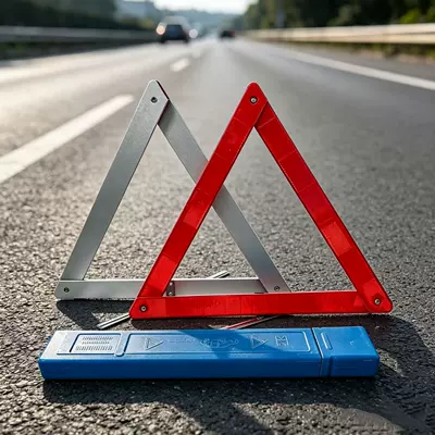 supply for trucks and – Warning sign