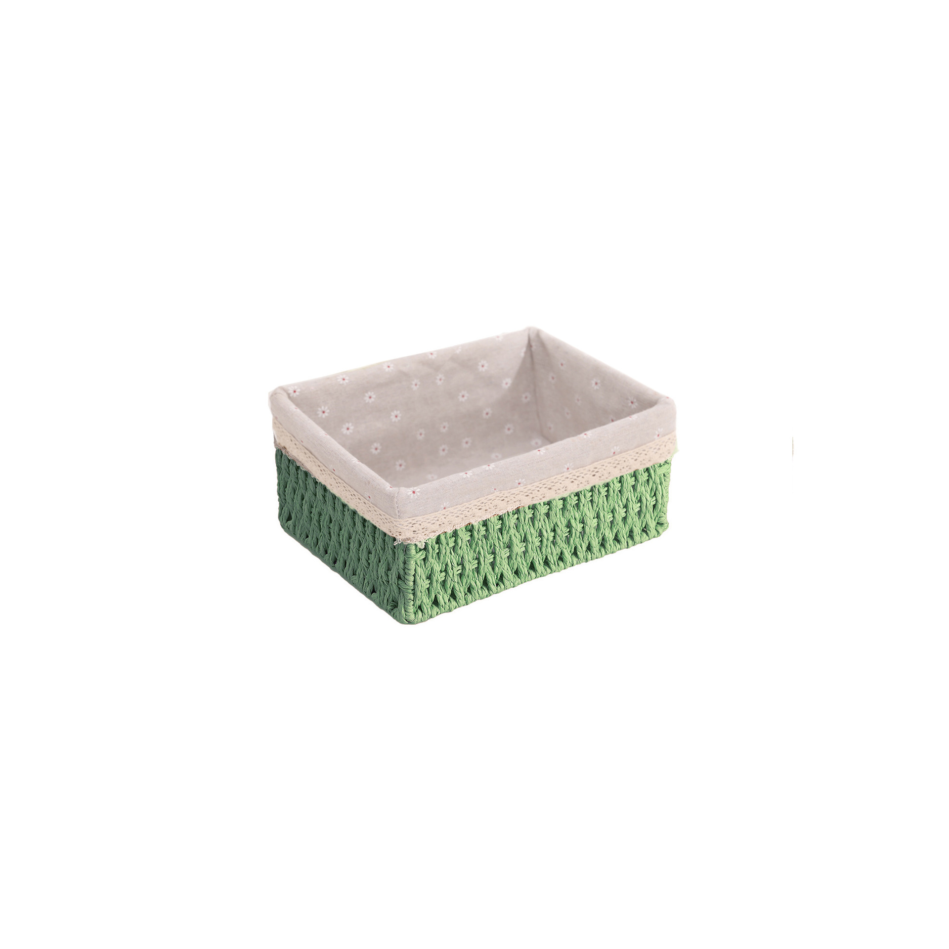 Transfronterizo trenzado cesta de almacenamiento mesa de té caja de almacenamiento bocadillos cosméticos cesta de almacenamiento cajas de almacenamiento trenzadas