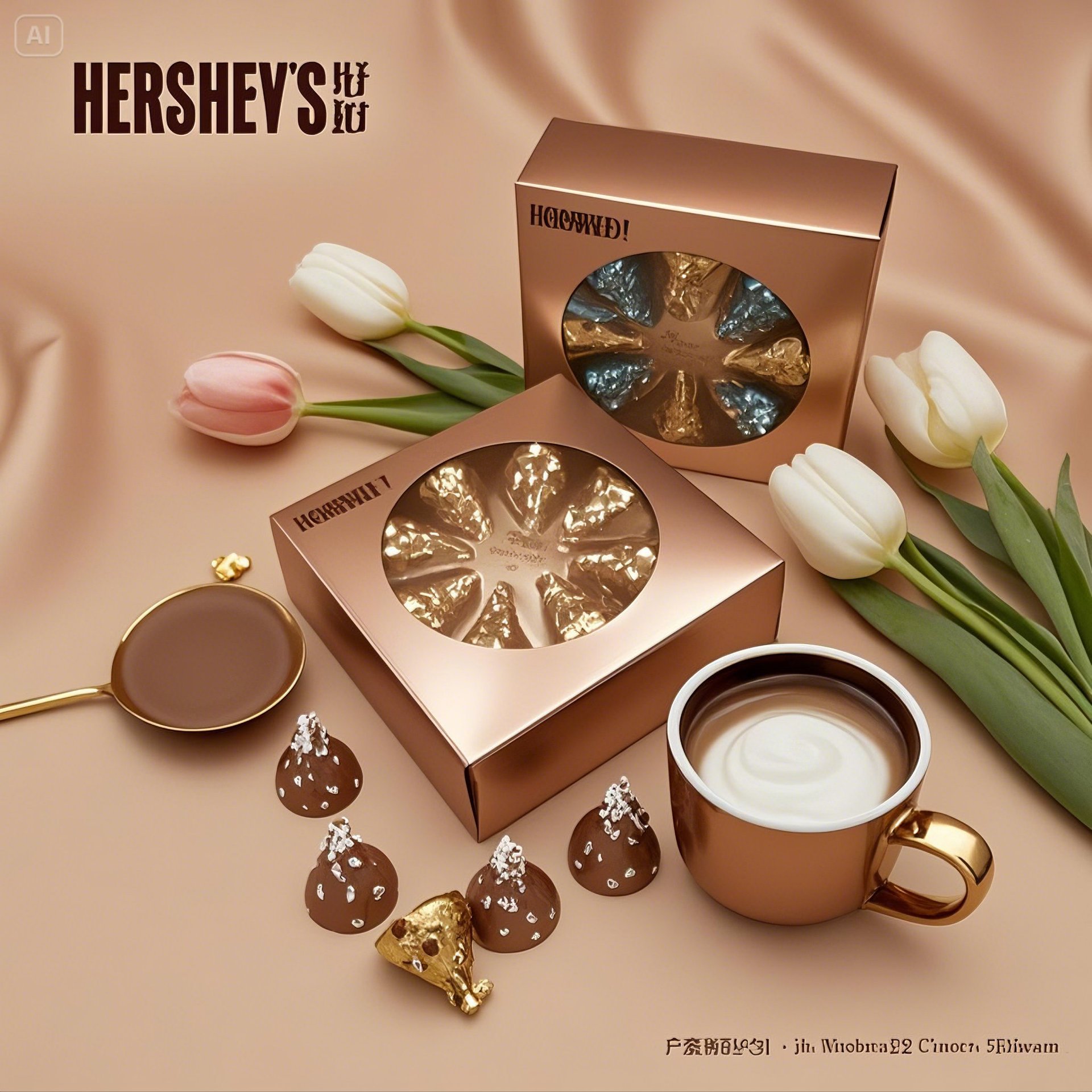 Ferrero Chocolate 2 cápsulas, caja de chocolate, cacao puro, regalo de mano, caja vacía, Ferrero