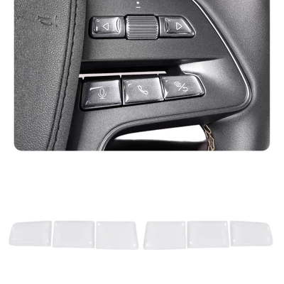 Steering Wheel Button Stickers Song | Car interior film