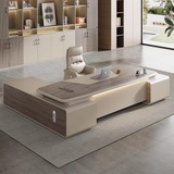 Окрашенный босс офис офисный стол комбинация легкие роскошные высококачественные чувства простой руководитель большой стол