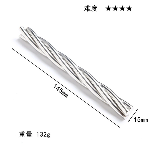Four spiral iron twist