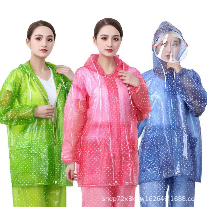 Raincoat for Work, Farmer Split Waterproof and Durable Raincoat Cycling Suit for Men and Women, Long Full-Body Rainproof Adult