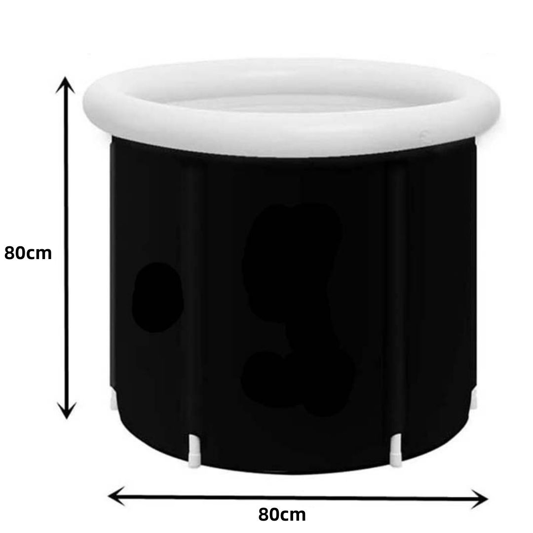 Amazon caliente plegable espesado aislamiento hielo cubo PVC inflable atletas temperatura constante hielo bañera transfronteriza fábrica en stock