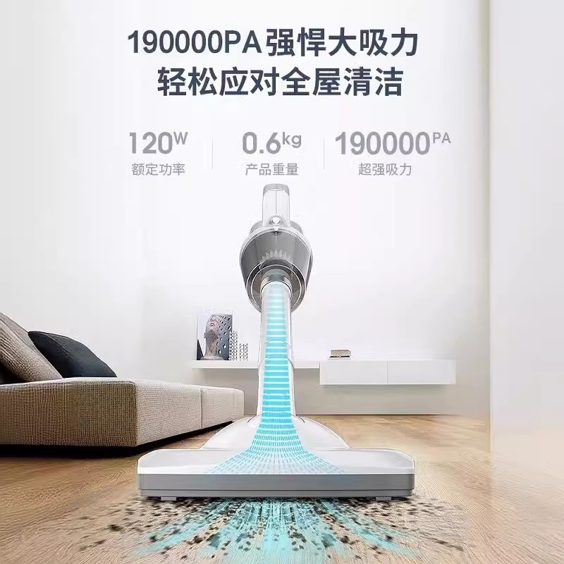 2024 New Wireless Vacuum Cleaner Household Large Suction Small Handheld Silent Carpet Car Vacuum Cat Hair