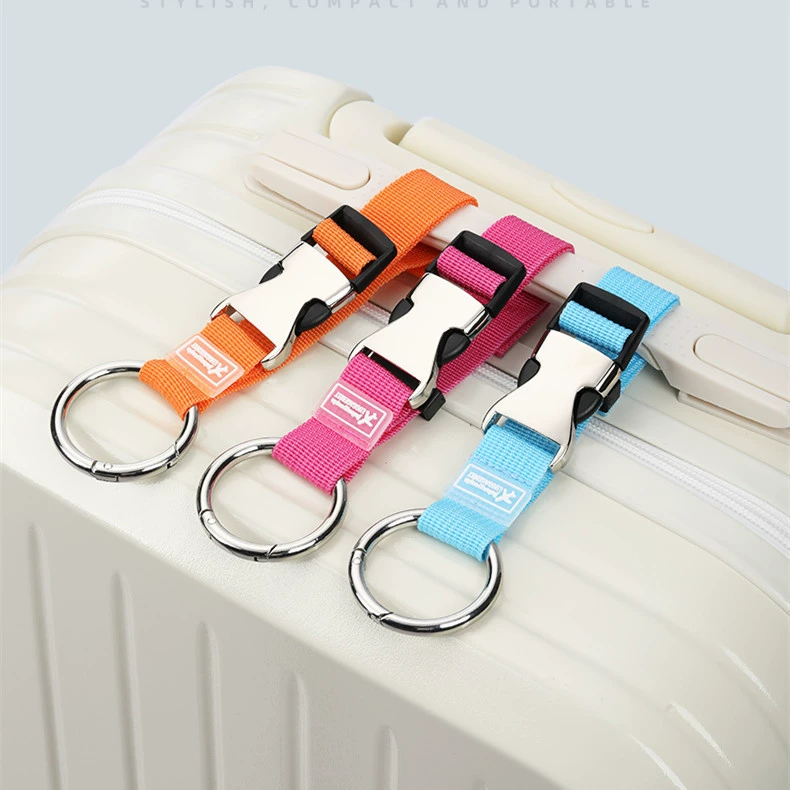 Ремешок для крепления багажа к костюму/куртке/пальто, страховочный ремень от потери, кольцо для крепления к чемодану/рюкзаку, оптовая продажа