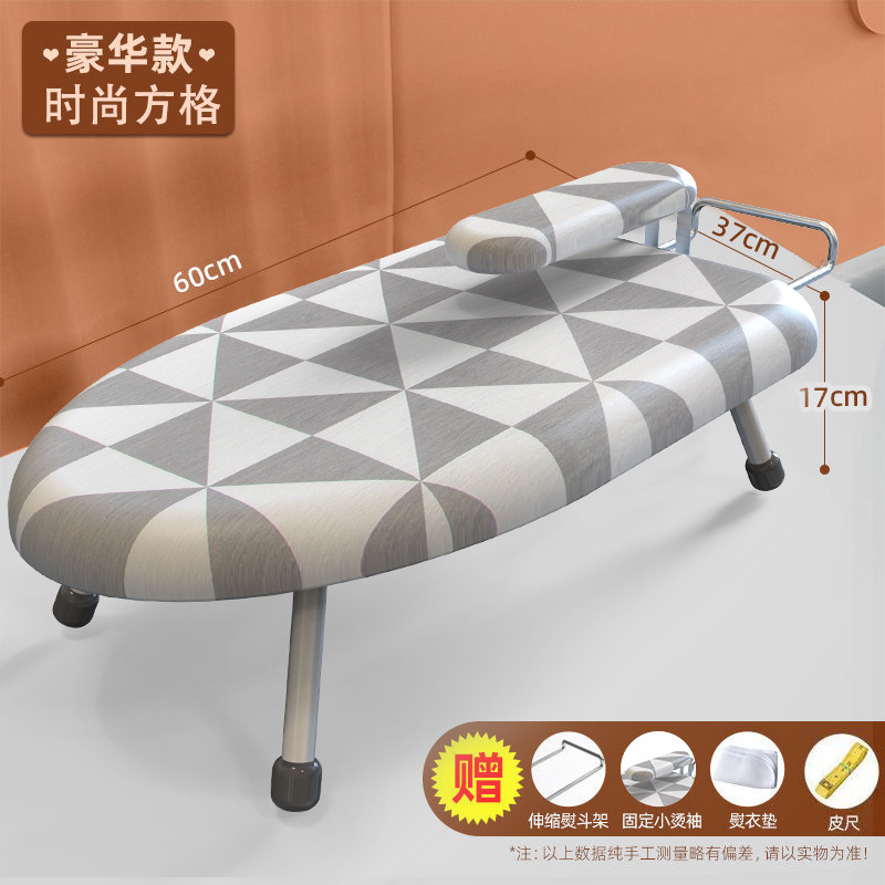 Tabla de planchar para colgar máquina de planchar mini tabla Tabla de planchar tabla superior tabla de planchar camisa profesional cubierta tela engrosada almohadilla plegable