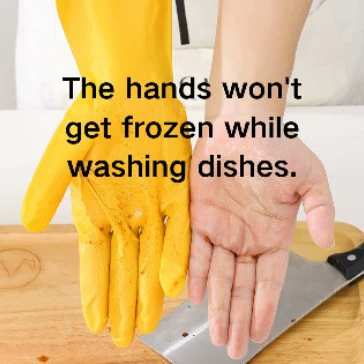 Пластиковые латексные перчатки для мытья посуды, кухонные перчатки для уборки дома