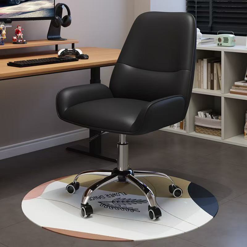 Office chair for home use, comfortable for long sitting, with backrest, suitable for students' desks, adjustable and rotatable, can be used as a makeup chair or bedroom computer chair Office chair for home use, comfortable for long sitting, with backrest, suitable for students' desks, adjustable and rotatable, can be used as a makeup chair or bedroom computer chair