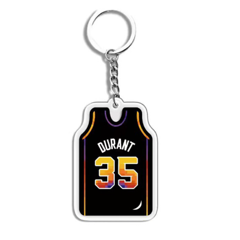 NBA baloncesto llavero estrella Durant Curry Owen acrílico colgante bolsa de Jersey adornos regalo