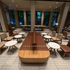 餐饮/烘焙家具;成套餐桌椅;沙发卡座