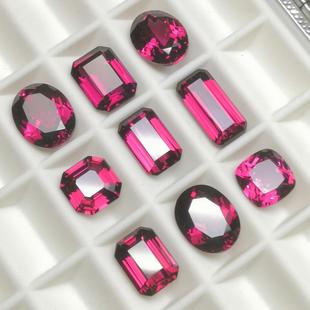 Natural garnet bare stone ring oval Malawi magnesium aluminum garnet rectangular like rupee tourmaline color