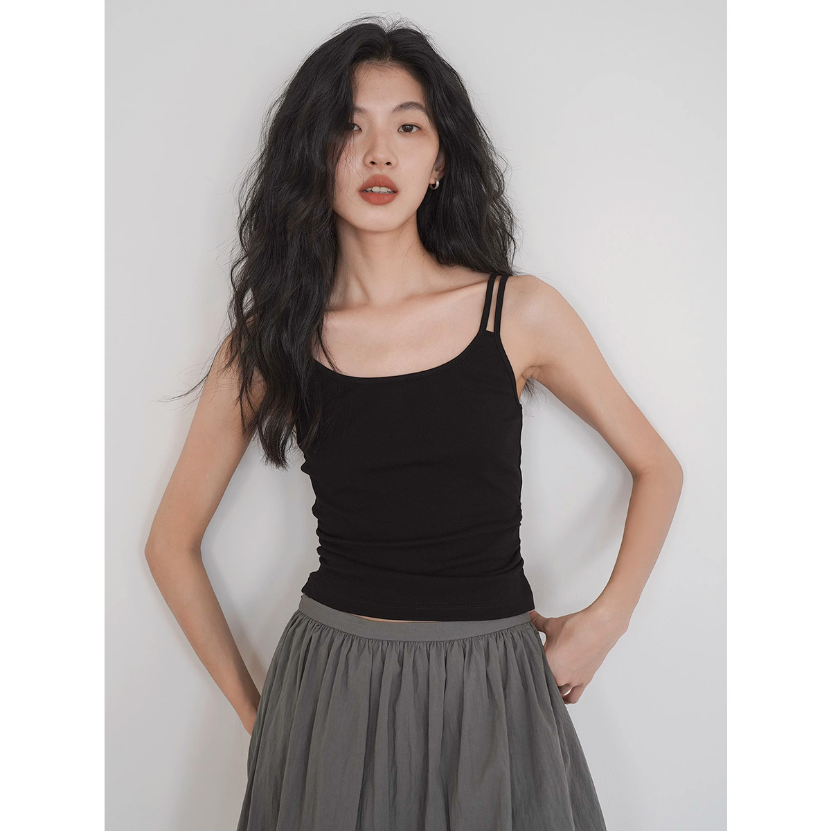 3159# Clearance Sale EighthMonth Women's Summer Outerwear Tank Top with Slim Fit, Korean Style, Casual