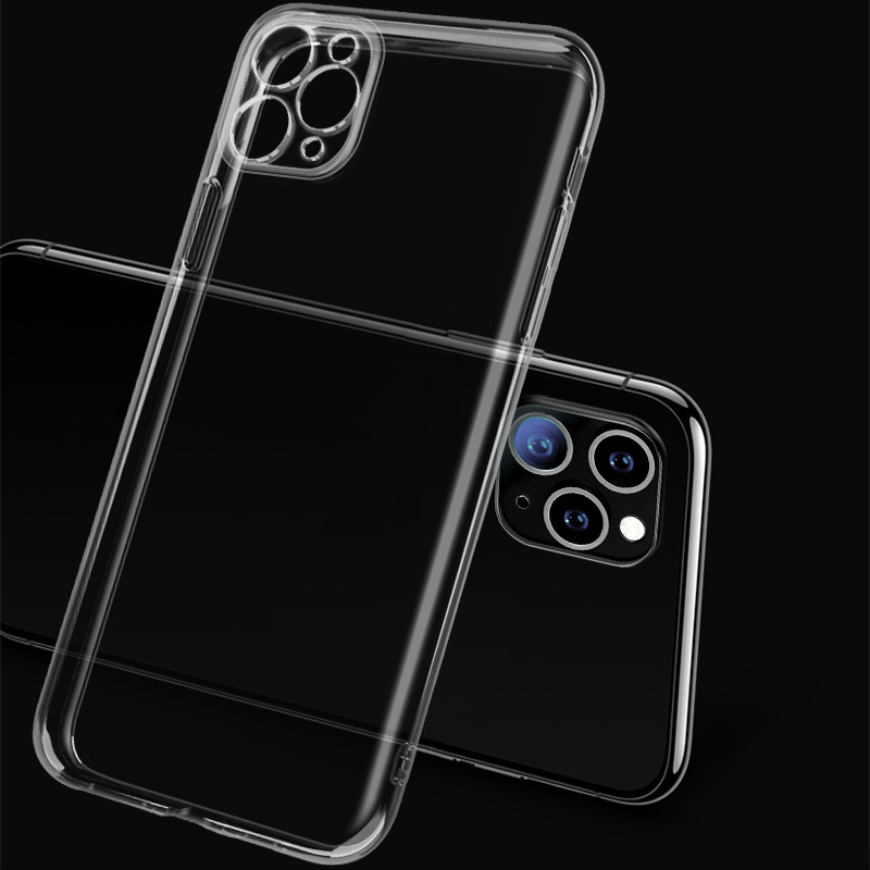 For iPhone15 Apple 16 fine hole transparent mobile phone case 11 all-inclusive camera 13Pro protective case soft batch